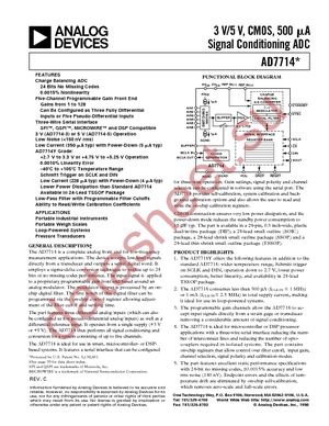 AD7714YRUZ datasheet  